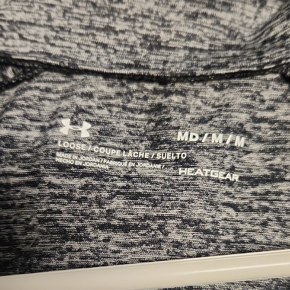 Under Armour Black and White Quarter-Zip Pullover - Picture 2 of 2